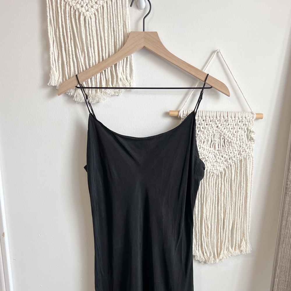 J Crew cupro-blend slip dress